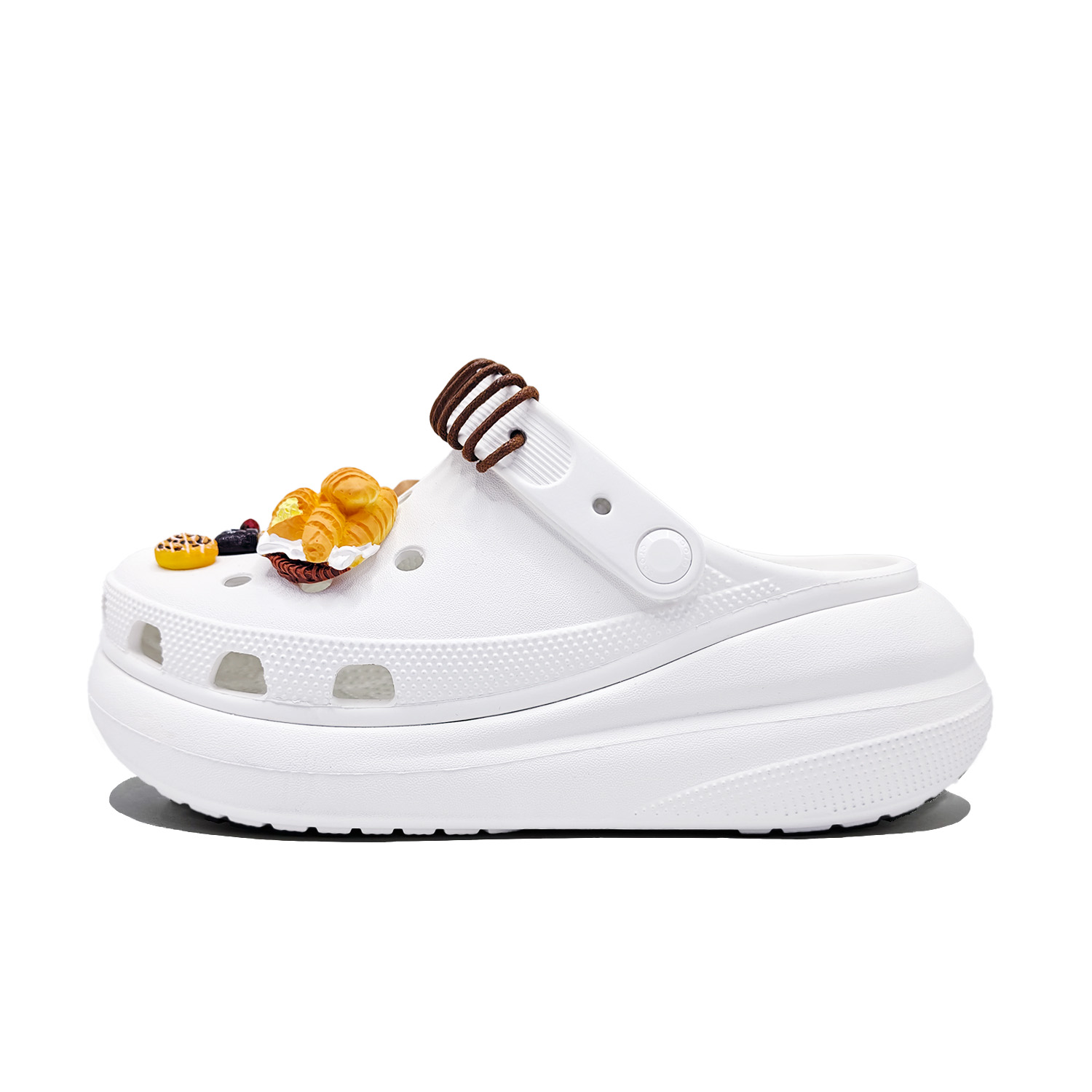 

Crocs Кроссовки Crush Clog унисекс белые, цвет White