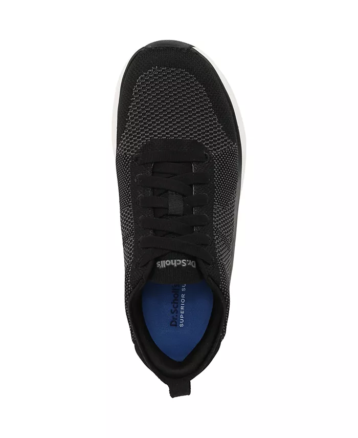 Женские кроссовки Feel Support на шнуровке, моющиеся Dr. Scholl's, черный — фото 4