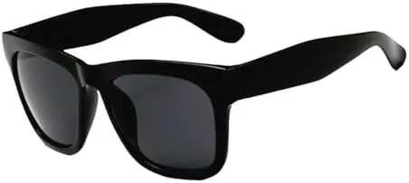 

Модные женские солнцезащитные очки 2026 года, простой ретро-стиль, зеркальные, для защиты глаз от ультрафиолета UV400, черные, один размер MTZJH, One Color