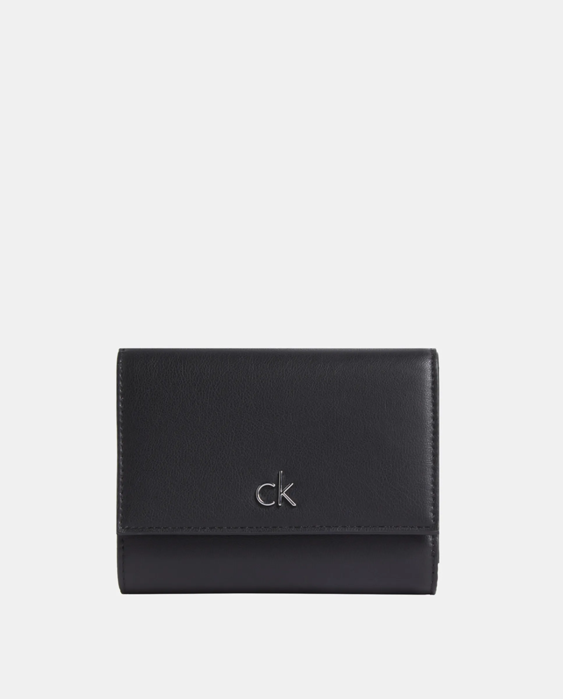

Трехсекционный кошелек Calvin Klein, черный
