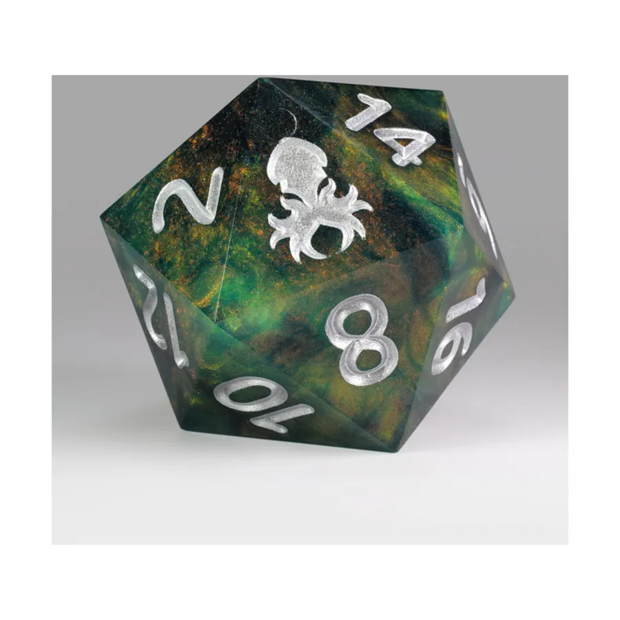 

Полированная острая кромка 55 мм d20 — Prawject 33, Oversized D20's (Kraken Dice)