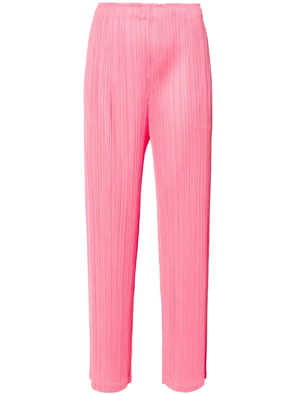

Плиссированные брюки прямого кроя Pleats Please Issey Miyake, розовый