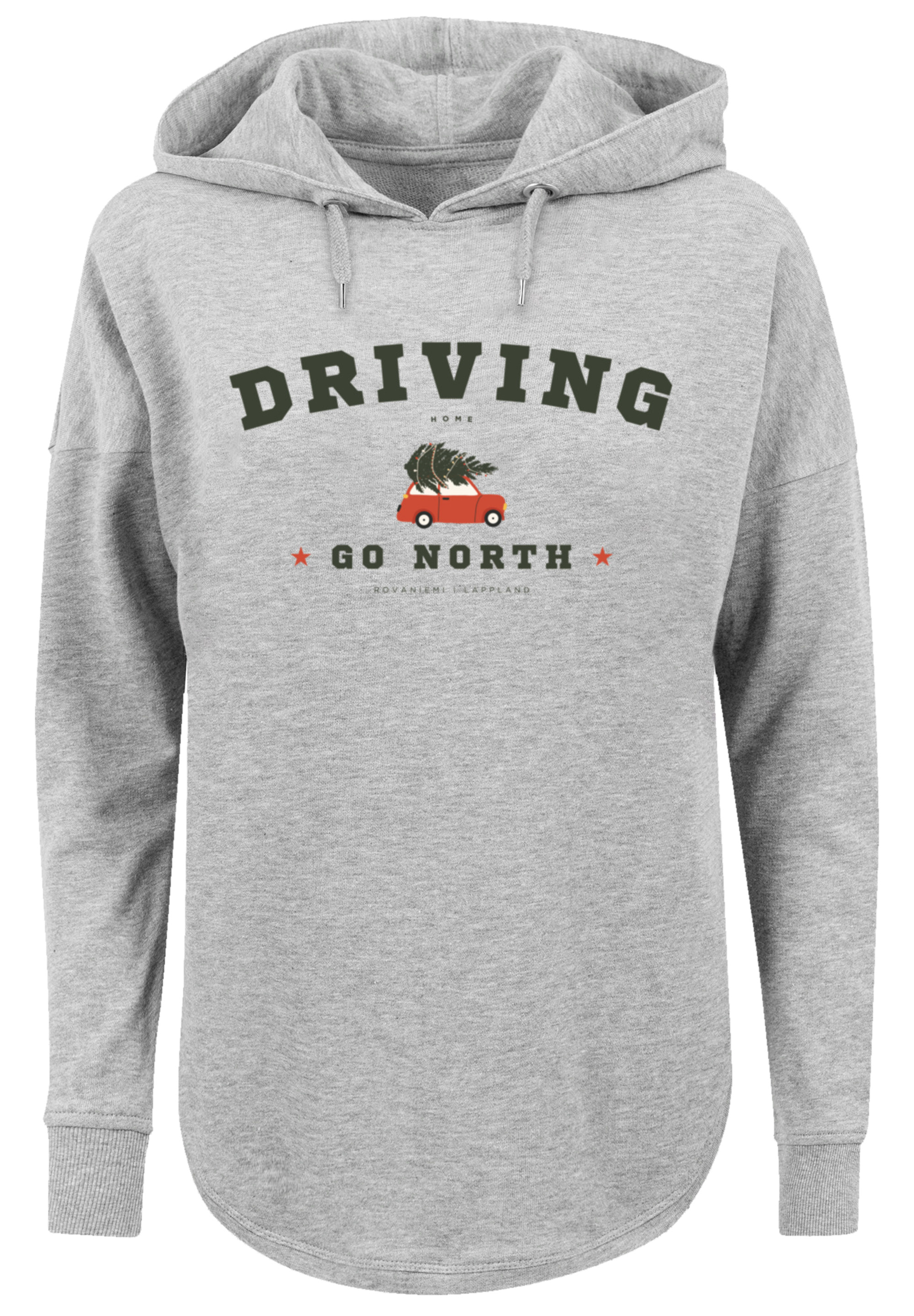 

Толстовка F4NT4STIC Oversized Hoodie Driving Home Weihnachten, серый