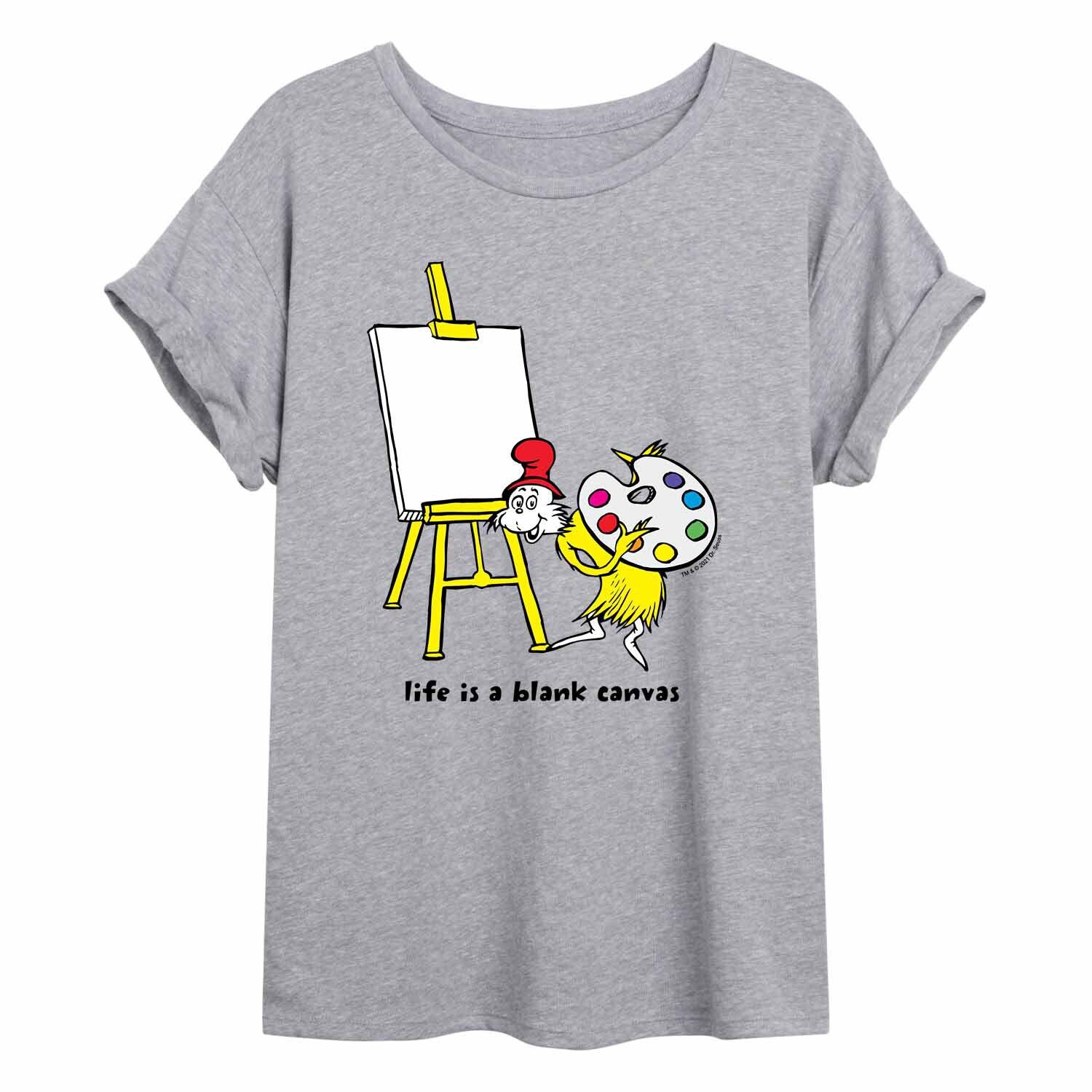 

Футболка с принтом Dr. Seuss Life Blank для юниоров Licensed Character