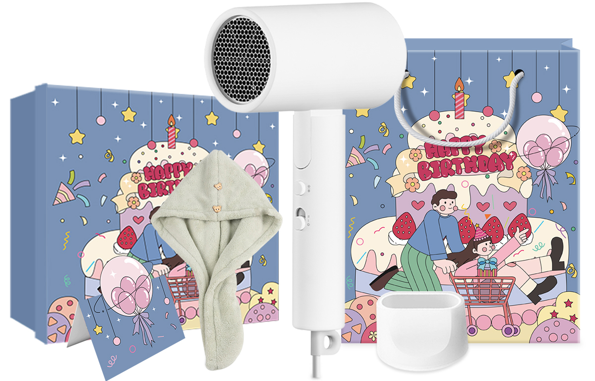 

Фен для волос Mi, H101 White Birthday Dry Hair Box