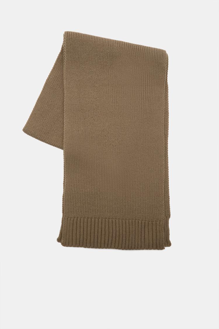 

Базовый шарф Pull And Bear, коричневый