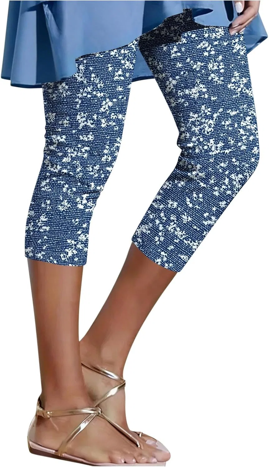 Леггинсы джинсовые с высокой талией, Navy