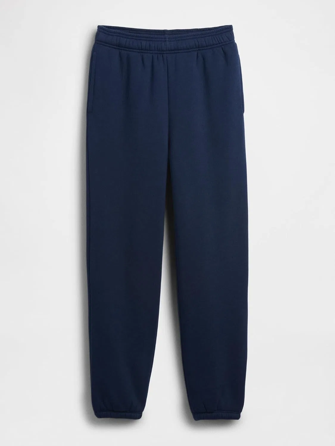 Детские спортивные брюки GAP с подкладкой из искусственной овчины, Tapestry Navy — фото 2