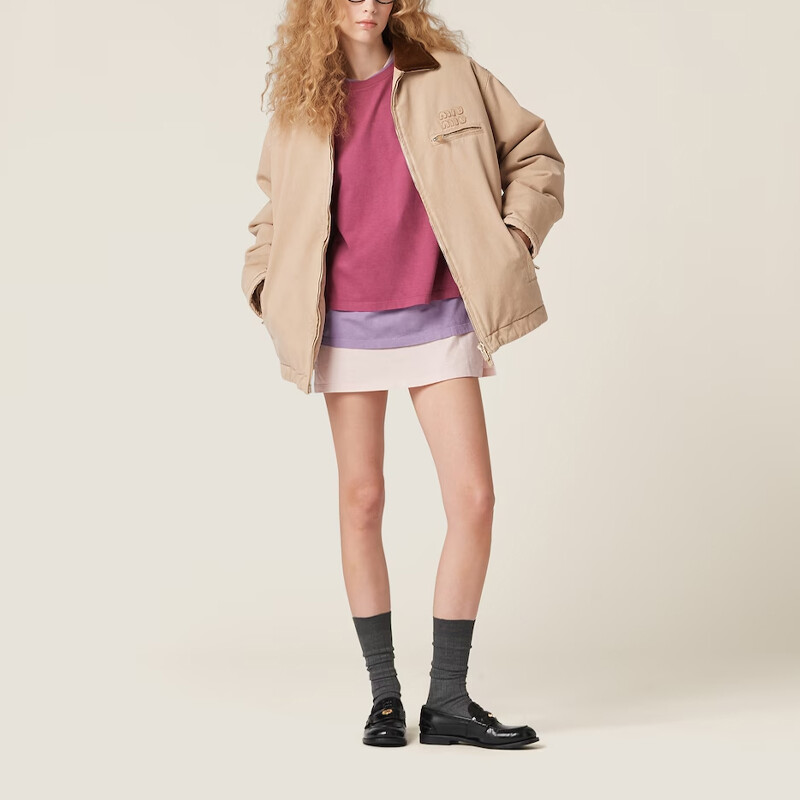 Футболка женская Miu Miu, фиолетовый — фото 2