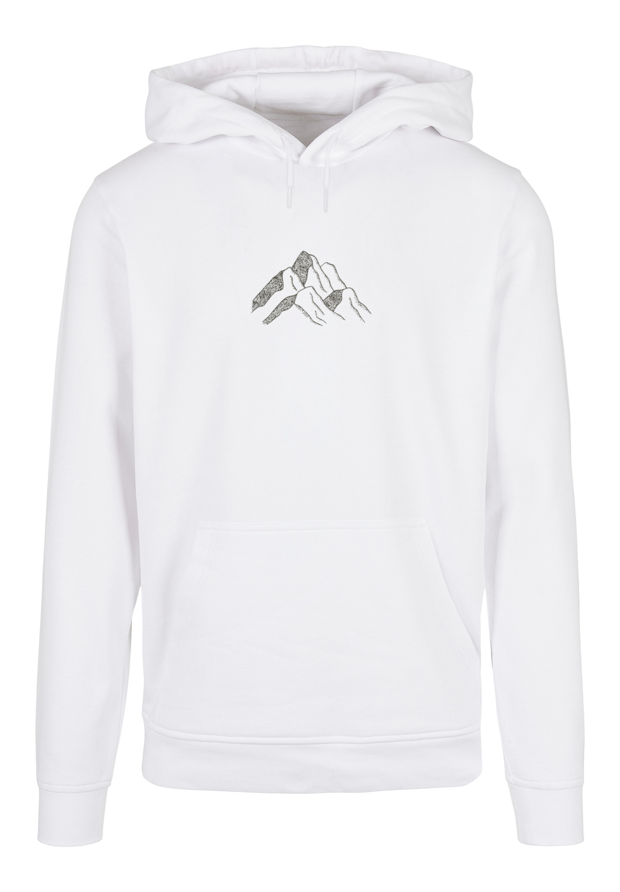 

Пуловер F4NT4STIC Basic Hoodie Mountain Berge Urlaub Winter Schnee Ski, белый