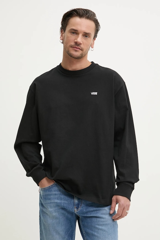 

Хлопковая водолазка Vans, черный