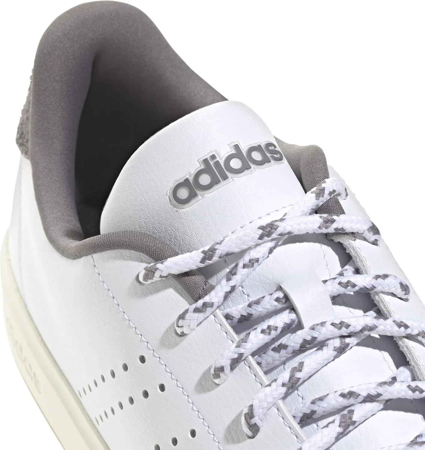 Кроссовки Adidas Unisex Advantage 2.0, Ftwr White Ftwr White Trace Grey — фото 4