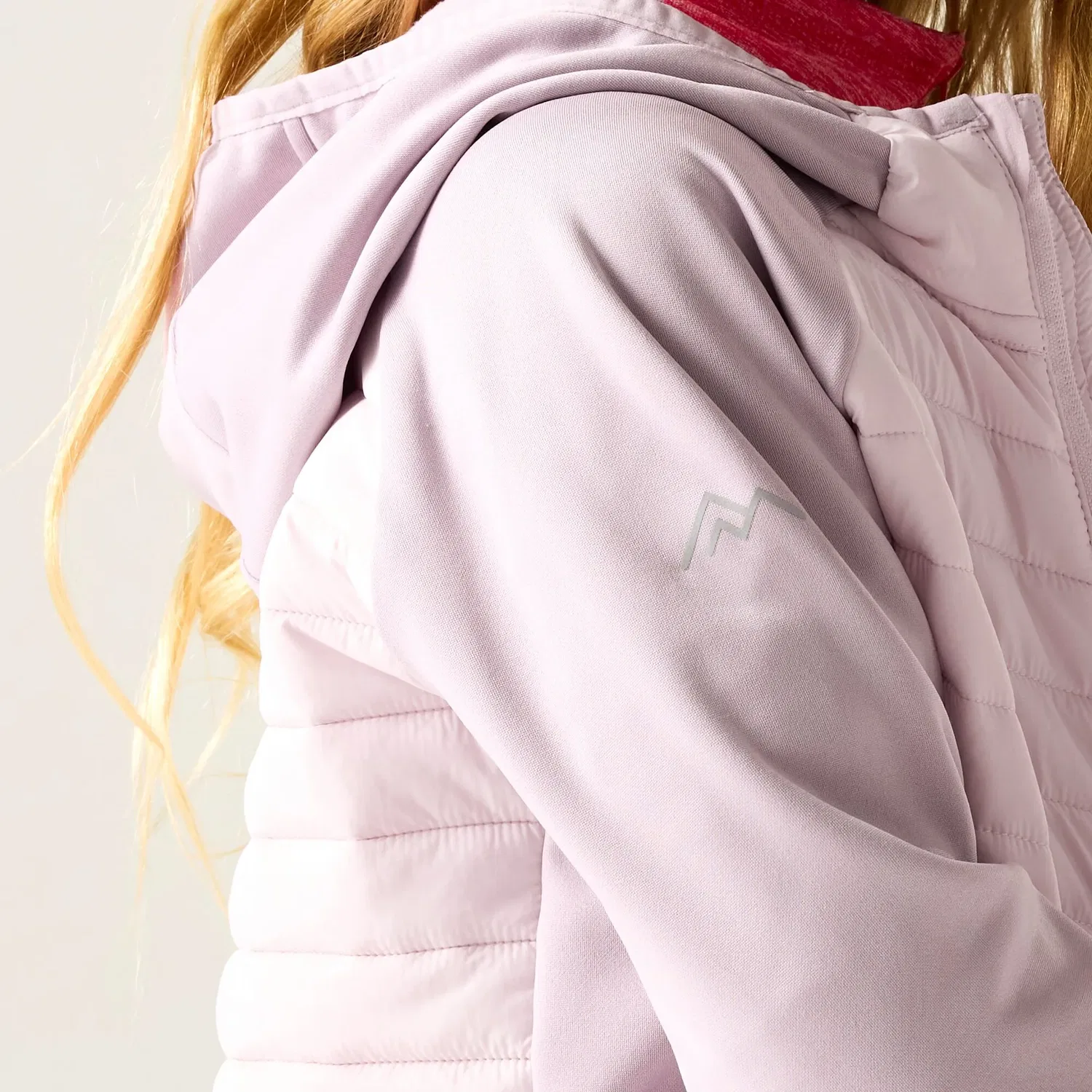 Детская куртка Hybrid Quilted Regatta, бледно-розовый — фото 4