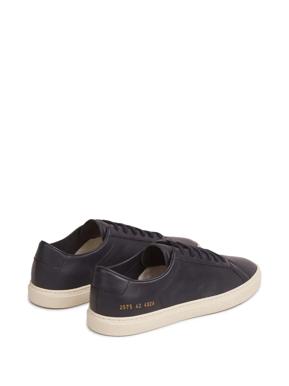 Кожаные кроссовки на шнуровке Common Projects, синий — фото 3