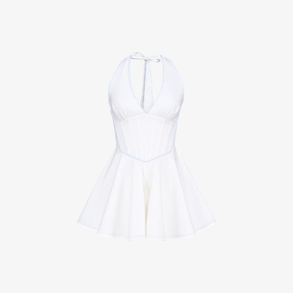 

Комбинезон на бретелях House Of Cb Eleanor, белый