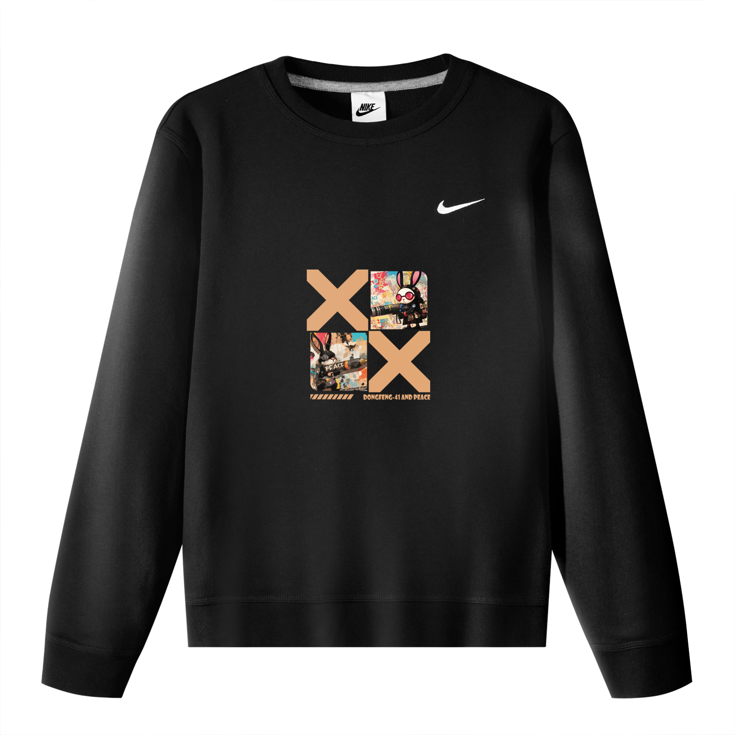 

Футболка унисекс черная Nike Rabbit's Counterattack