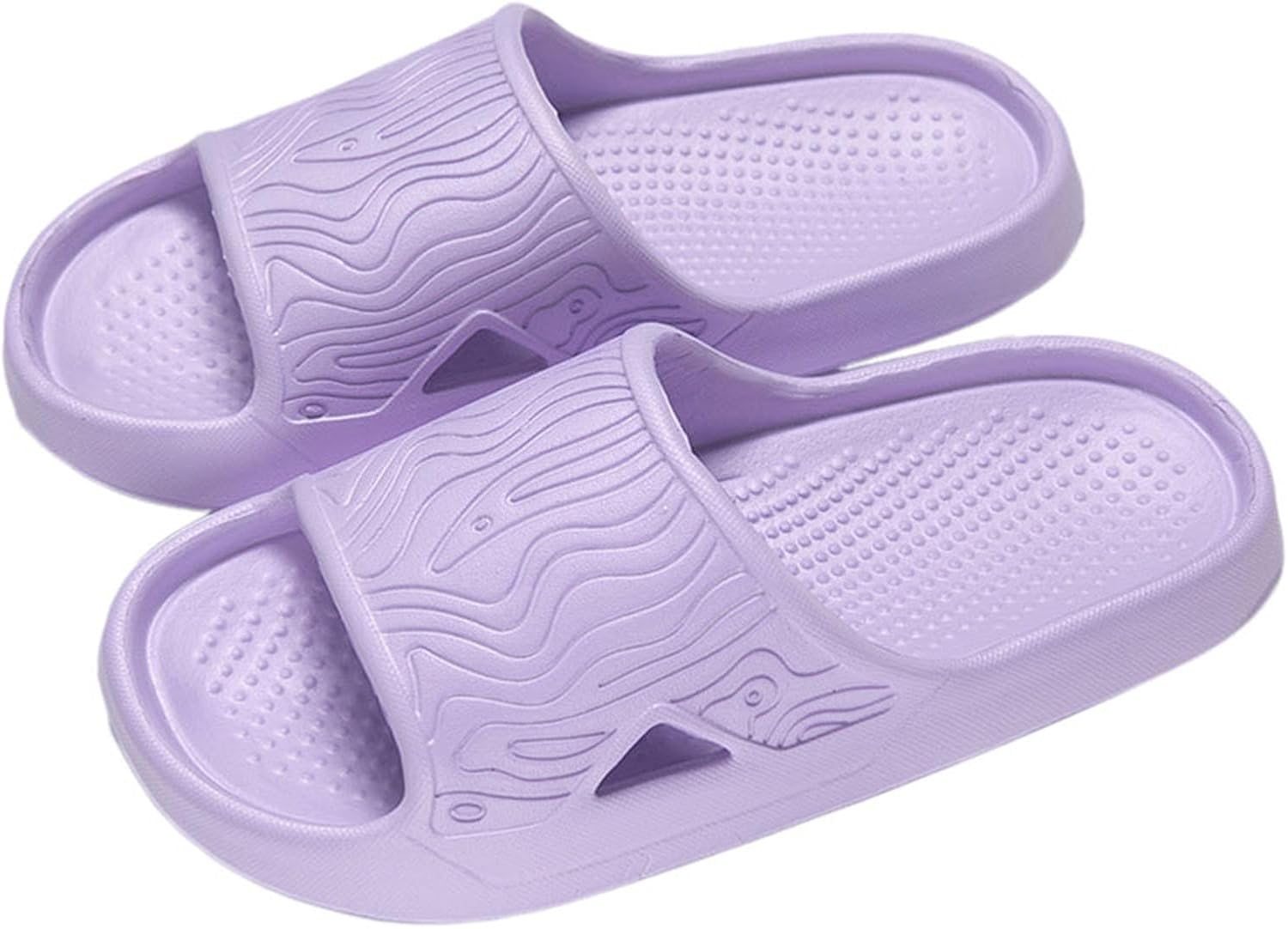 

Тапочки для душа для женщин и мужчин с быстрым высыханием, Вьетнамки для ванной с противоскользящей подошвой Generic, фиолетовый