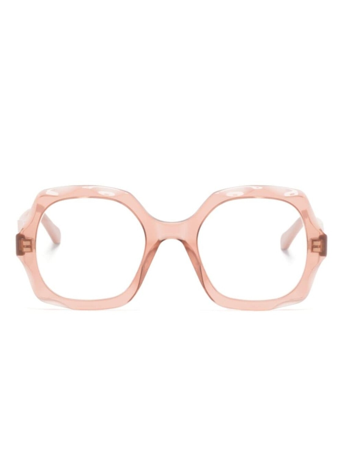 

Chloé Eyewear очки в массивной оправе, розовый