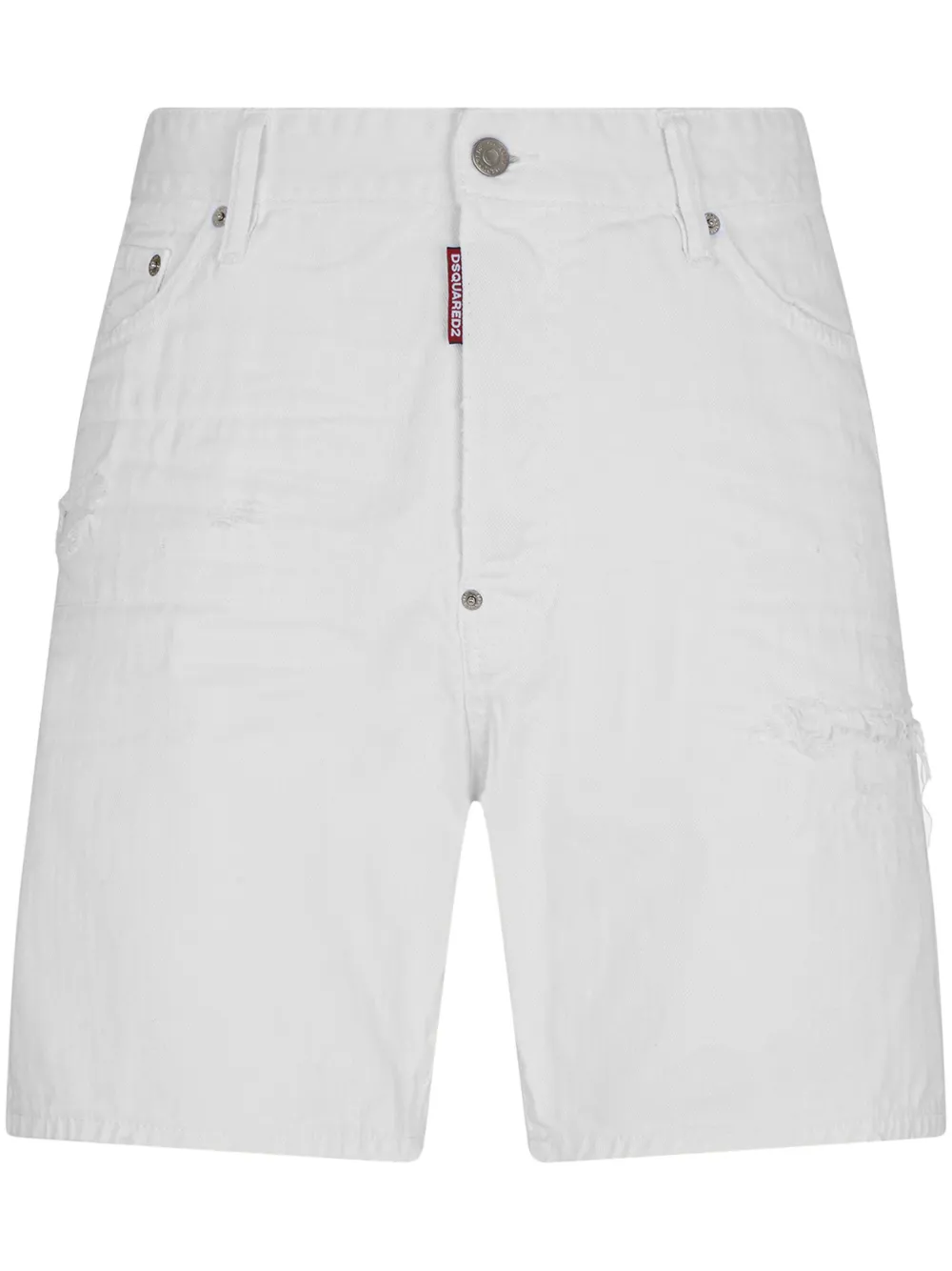 

Шорты White Bull с логотипом DSQUARED2, белый