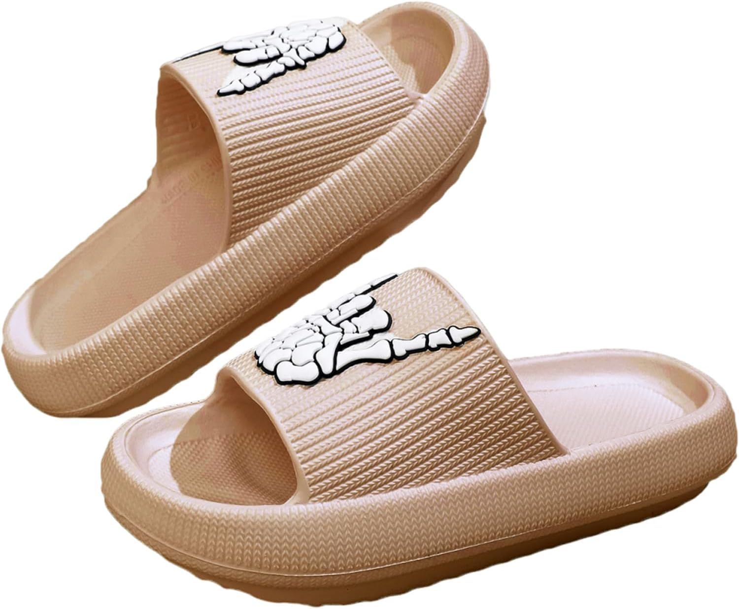 

Женские и мужские тапочки Cloud, шлепанцы для бассейна, душевые, пляжные сандалии, тапочки для ванной, с толстой подошвой, противоскользящие, удобные Nmhoo, хаки