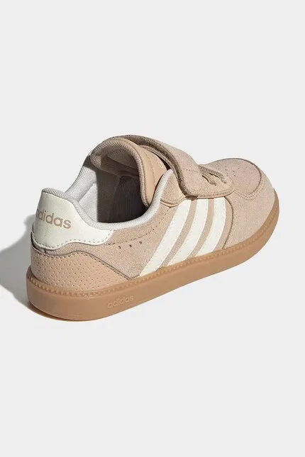 Кроссовки детские BREAKNET SLEEK Adidas, бежевый — фото 3