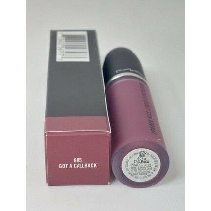 Новый оригинальный Mac Powder Kiss Liquid Lipcolor 985 получил обратный звонок, Mac Cosmetics — фото 2