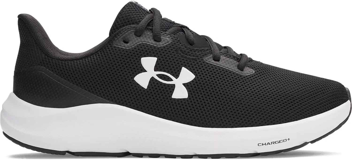 Кроссовки Under Armour Charged Pursuit 4 для мужчин, белый/черный