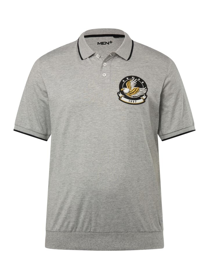 

Поло Men Plus Poloshirt, цвет dunkelgrau melange