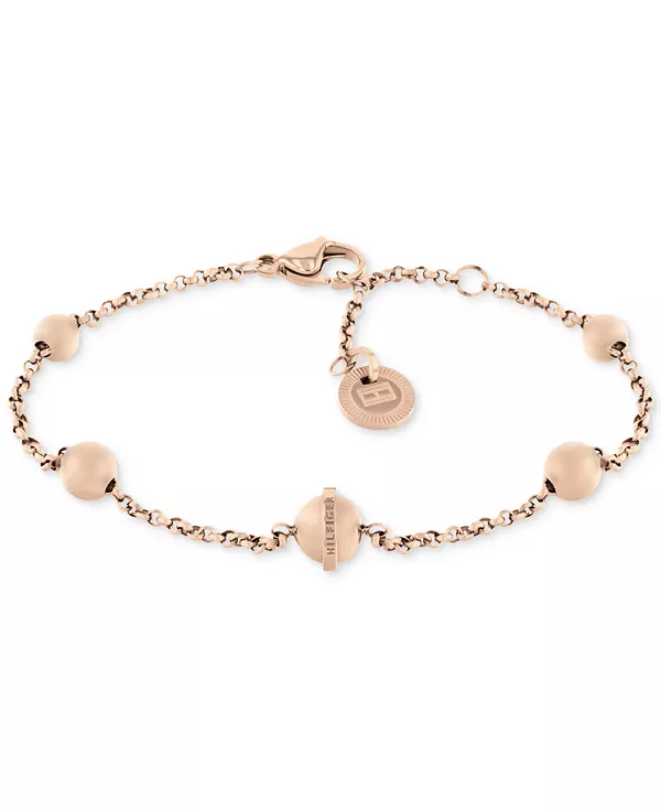 

Браслет Orb Station из нержавеющей стали золотистого оттенка Tommy Hilfiger, carnation