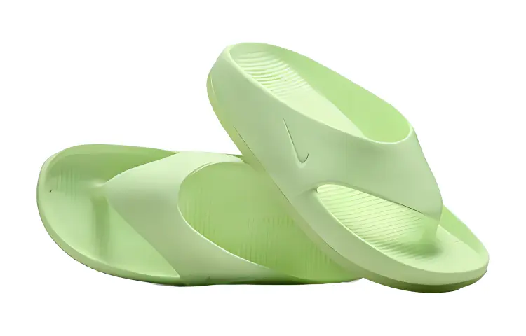 Nike Кроссовки Calm Flip Flop Barely Volt женские бледно-желто-зеленые, цвет Slight Yellow Green — фото 3