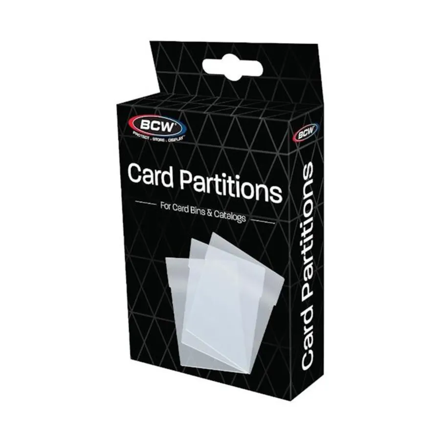 

Перегородки для карточек - прозрачные (12), Deck Boxes (BCW Supplies)