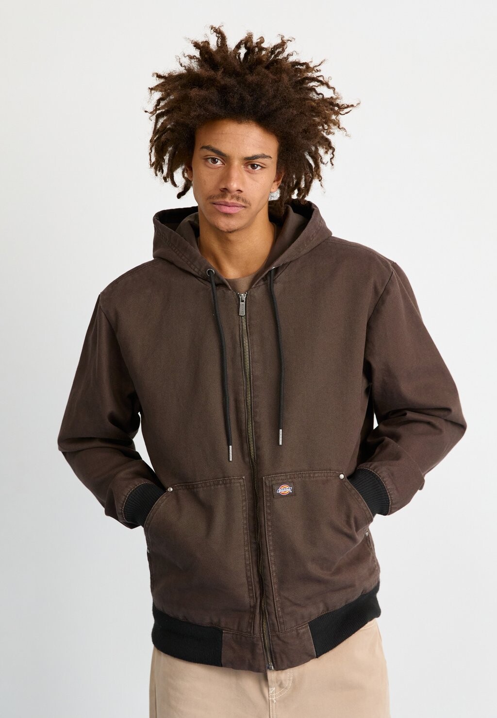

Межсезонная куртка HOODED DUCK JACKET Dickies, темно-коричневый