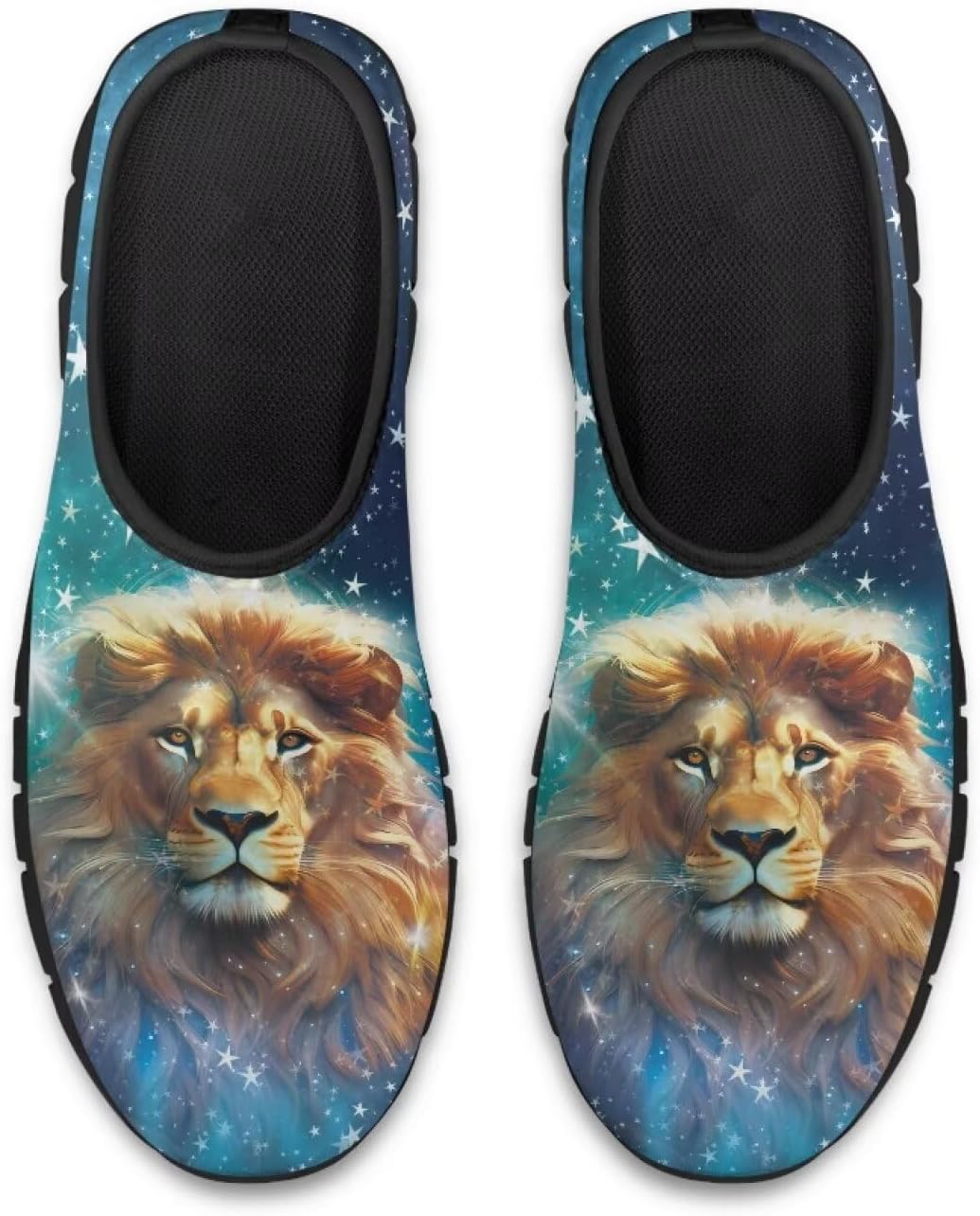 

Мужские повседневные слипоны Дышащие сетчатые кроссовки для ходьбы Легкая спортивная обувь для улицы Беговые теннисные кроссовки Размер США 5-14 Qoiuvncy, Stars Lion