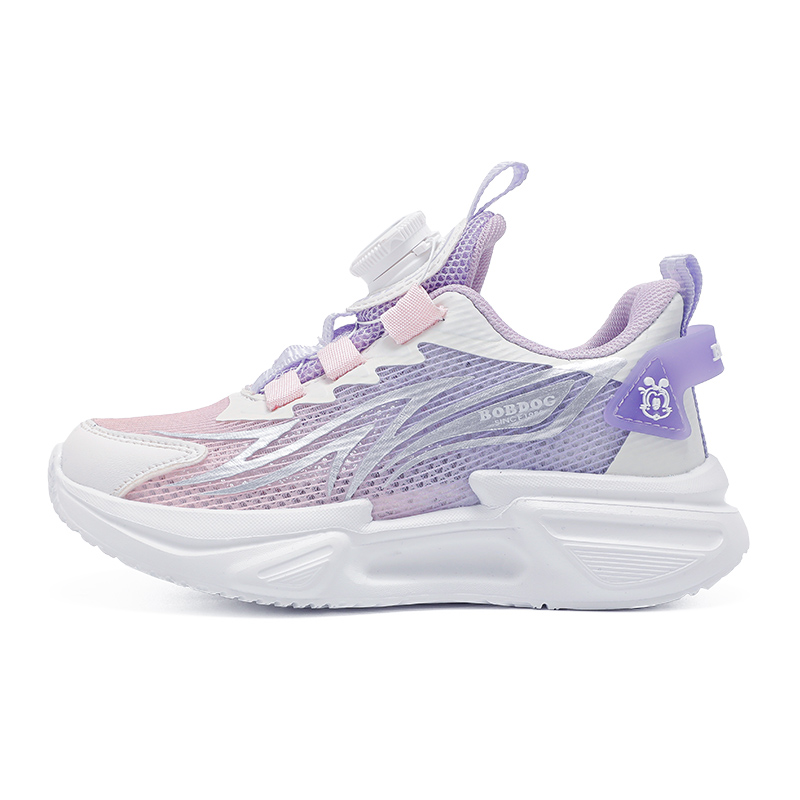 

Дышащие кроссовки Balance Low Top для детей BOBDOG, фиолетовый/белый