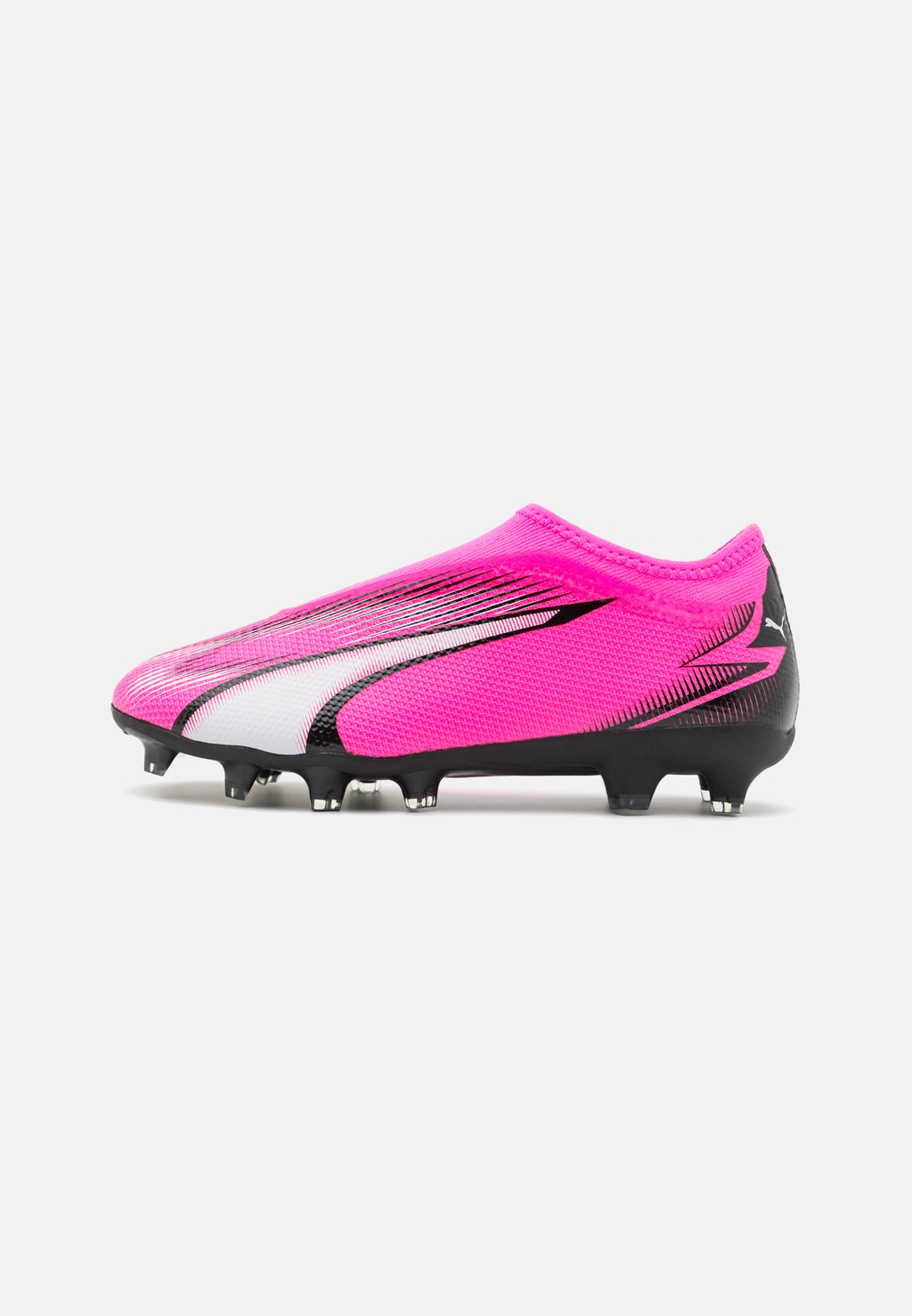 

бутсы с шипами Ultra Match Laceless Fg/Ag Jr Unisex Puma, цвет poison pink/white/black