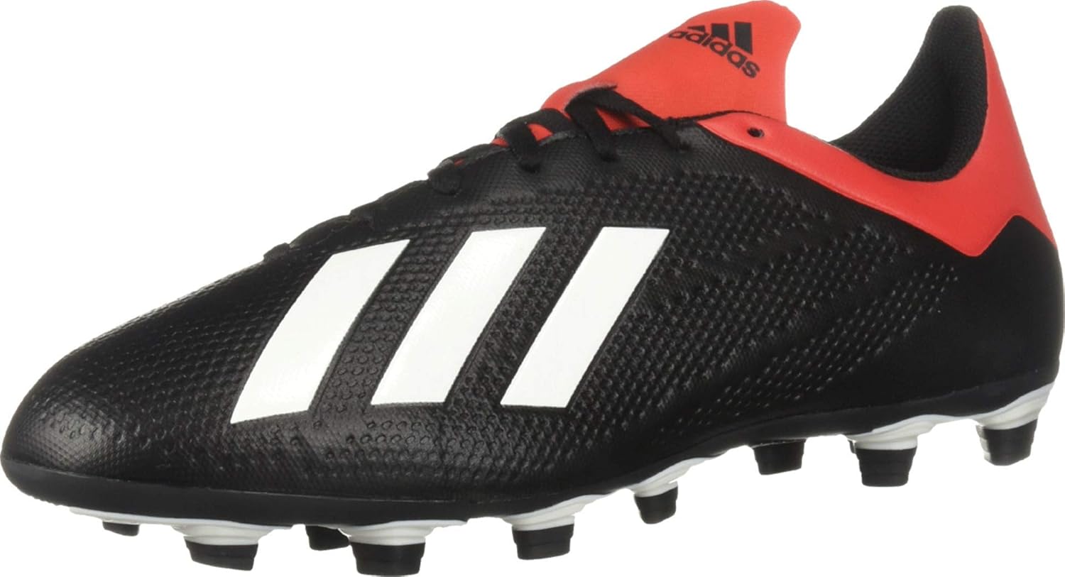 

Футбольные бутсы Adidas X 18.4 Fg черный/белый/красный (BB9375), черно-белый