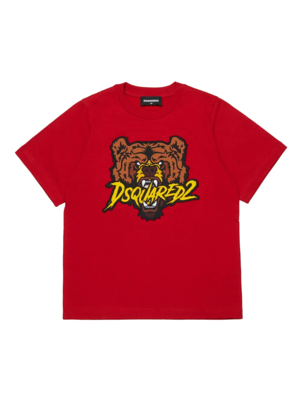 

DSQUARED2 KIDS футболка с вышивкой, красный