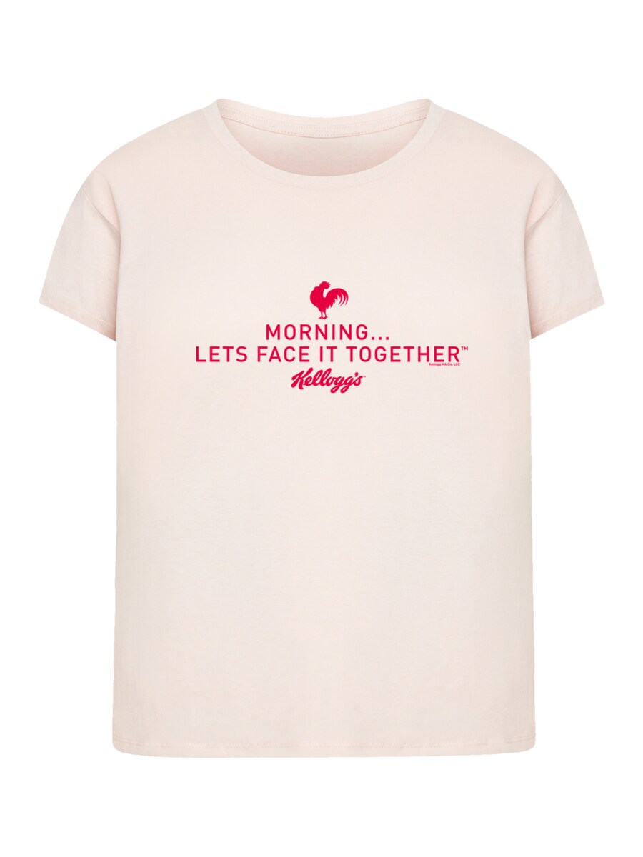 

Футболка F4NT4STIC Kelloggs Breakfast Cereals Morning Lets Face It, Rose