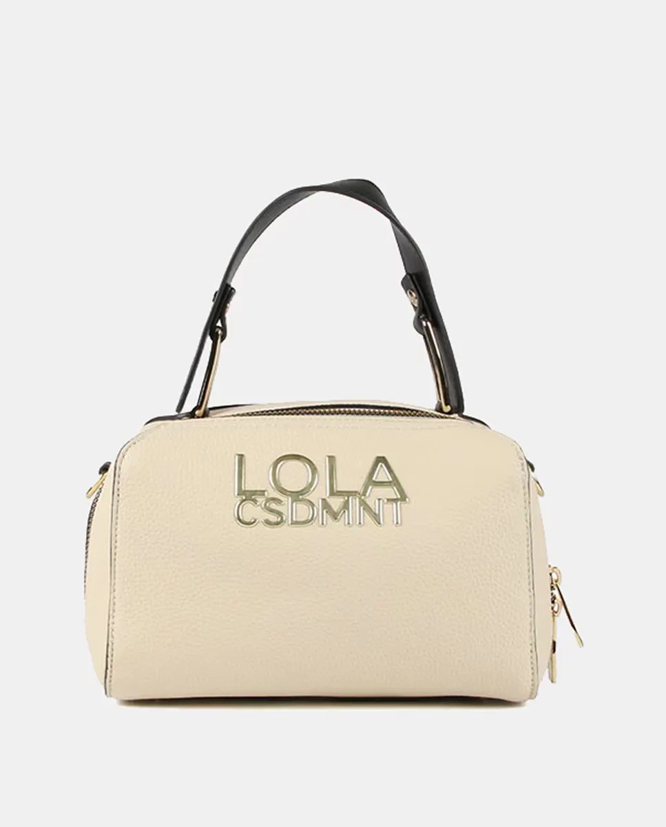 

Мини-портфель из двухцветной кожи Lola Casademunt, цвет Crudo