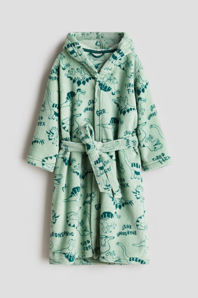 

Халат с узором H&M, зеленый