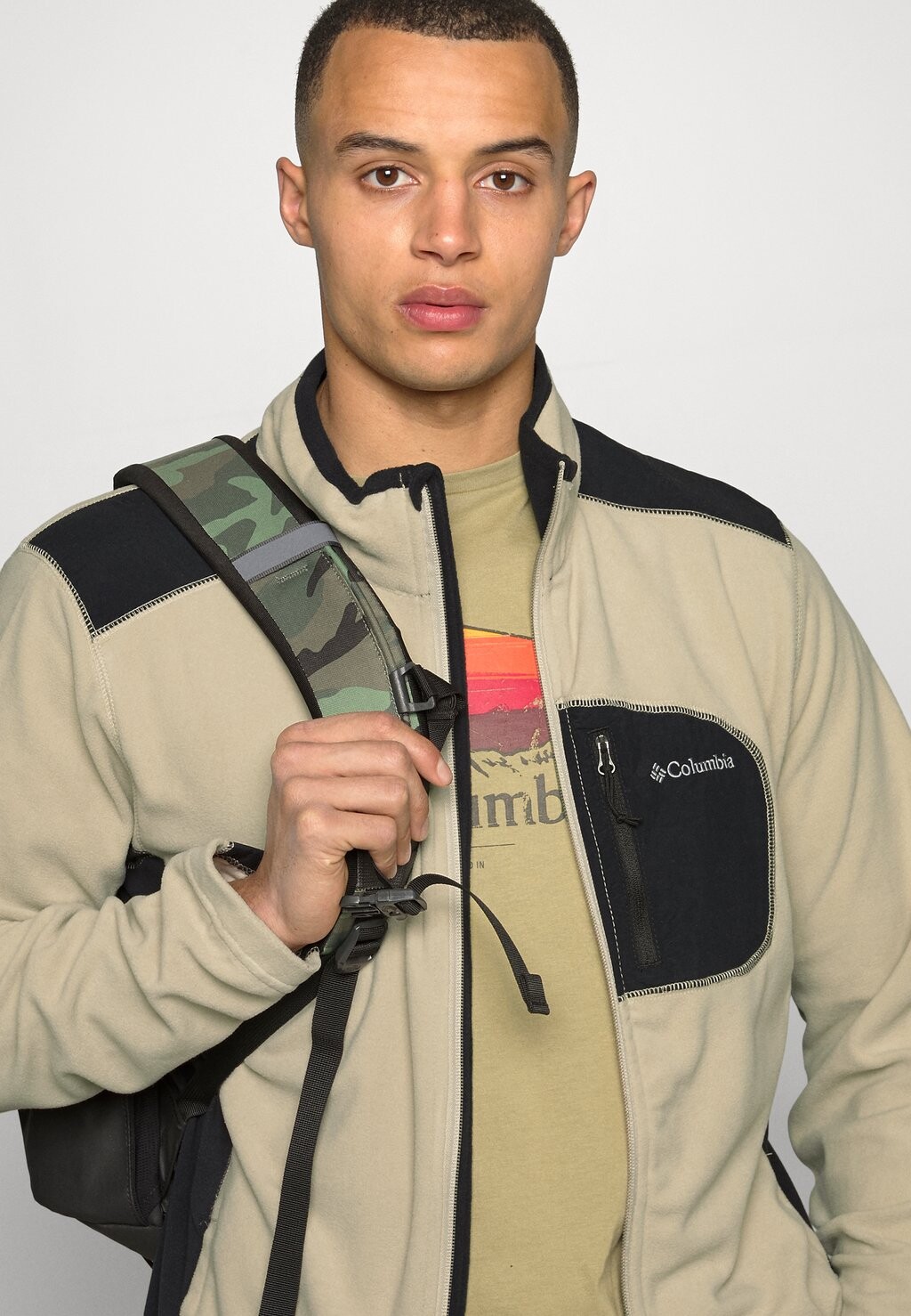 

Флисовая куртка KLAMATH RANGE™ FULL ZIP Columbia, бежевый