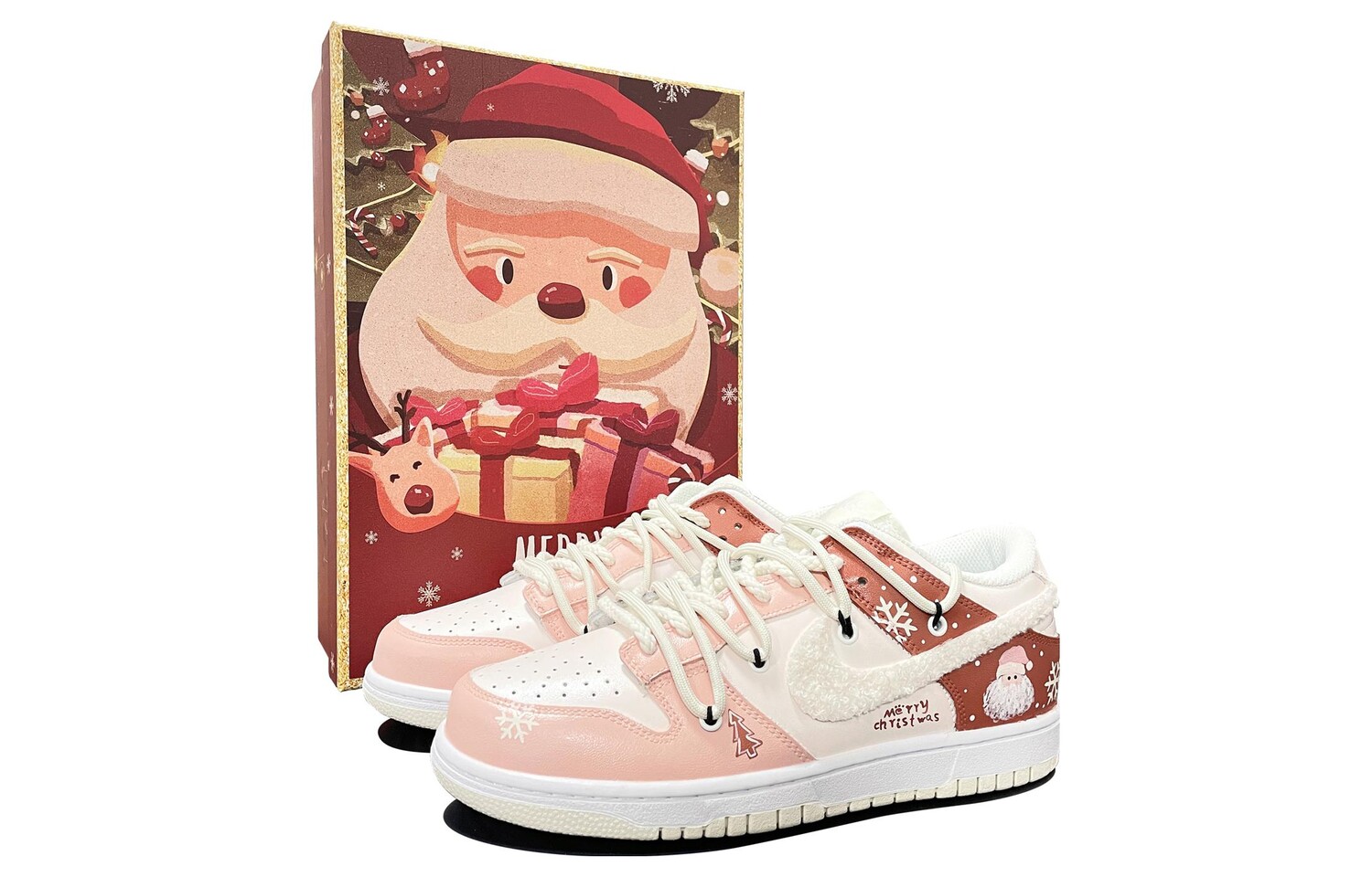 

Кроссовки Nike Dunk Skateboard Shoes Men Low-Top Pink/Beige