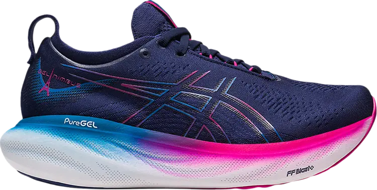 

Кроссовки Wmns Gel Nimbus 25 'Indigo Blue Pink Rave', синий