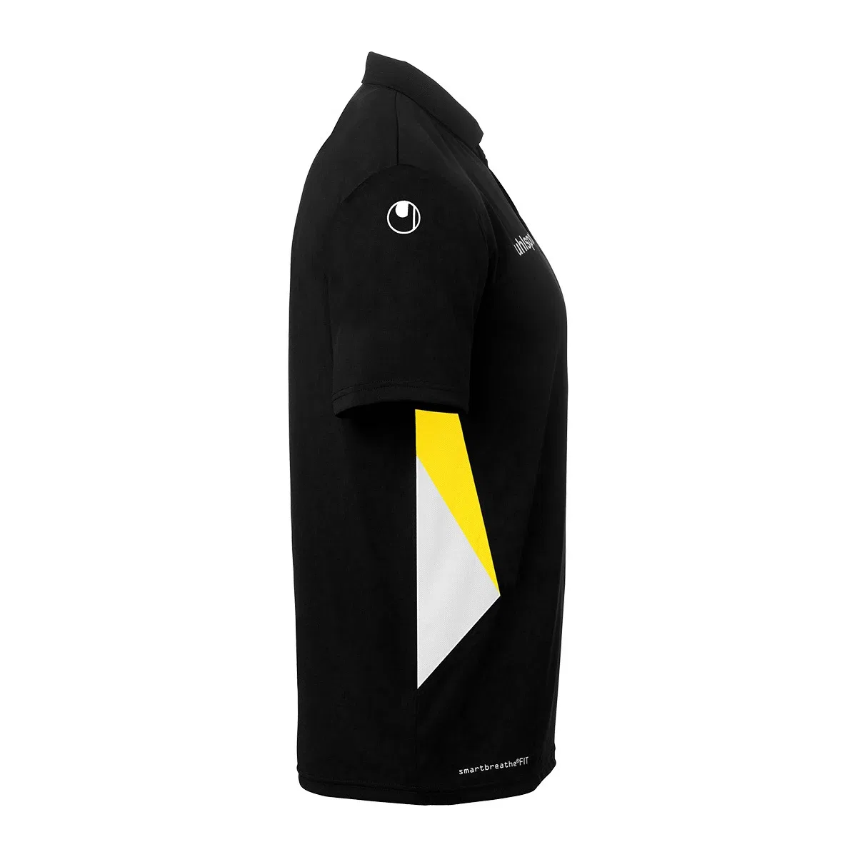 Поло Equipe 29 Kids Uhlsport, черный/белый/лимонно-желтый — фото 4