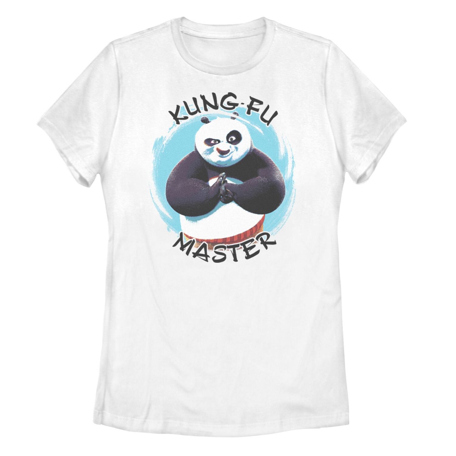

Футболка с рисунком Kung Fu Panda Po Kung Fu Master для юниоров и мазков краски Licensed Character