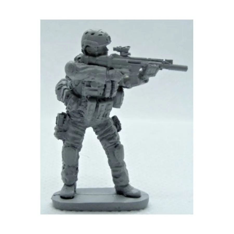 Спецназ США со СКАР (Стрельба), Historical Miniatures (1:48) (Honourable Lead Boiler Suit)