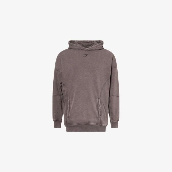 

Худи из смесового хлопка с эффектом поношенности Heritage Gymshark, мультиколор