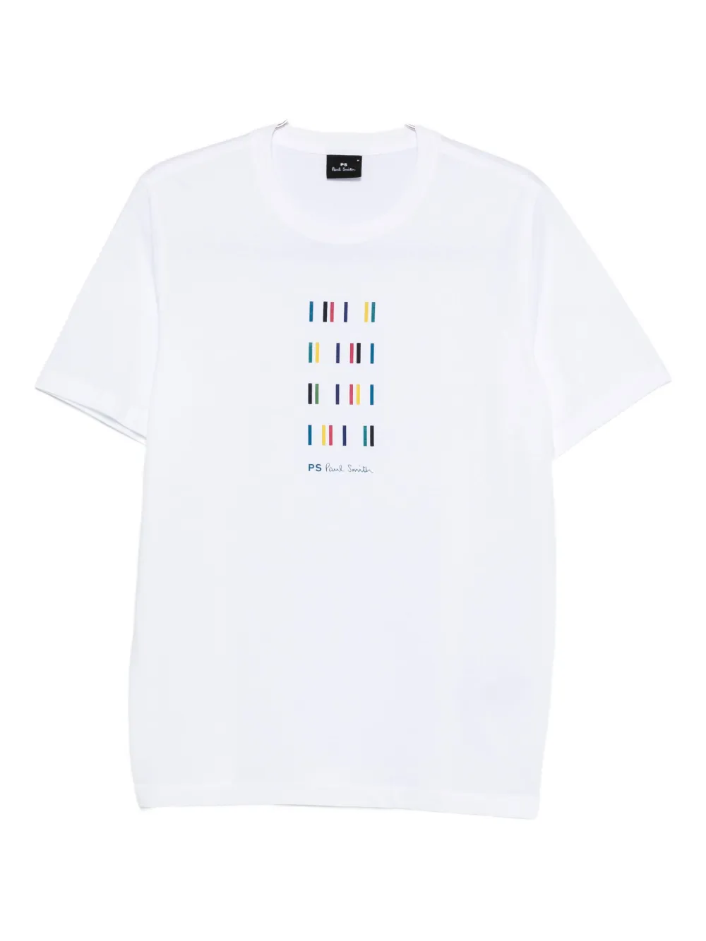 

Футболка из хлопка в полоску PS Paul Smith, белый