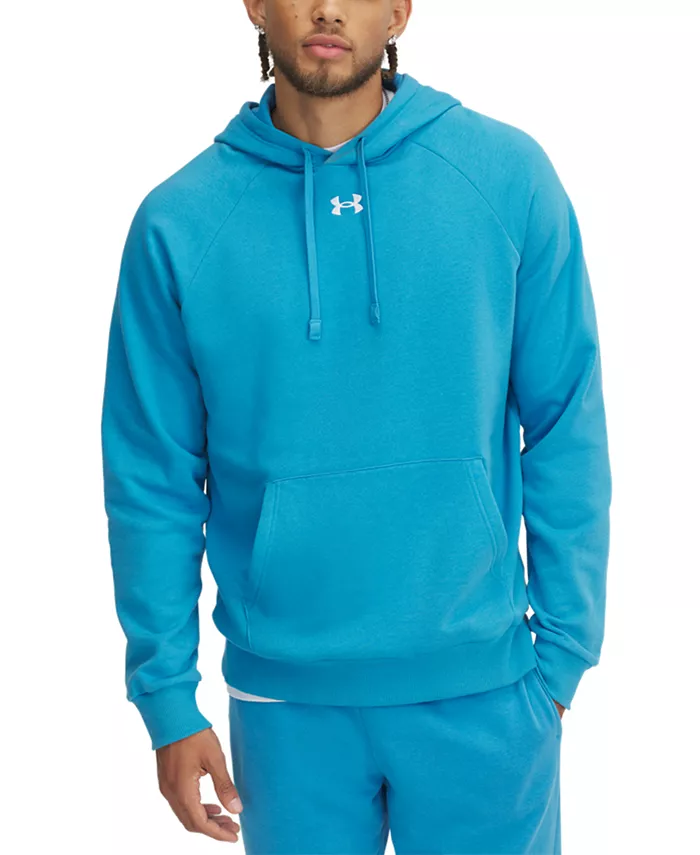 

Мужская флисовая толстовка с логотипом Rival Under Armour, синий