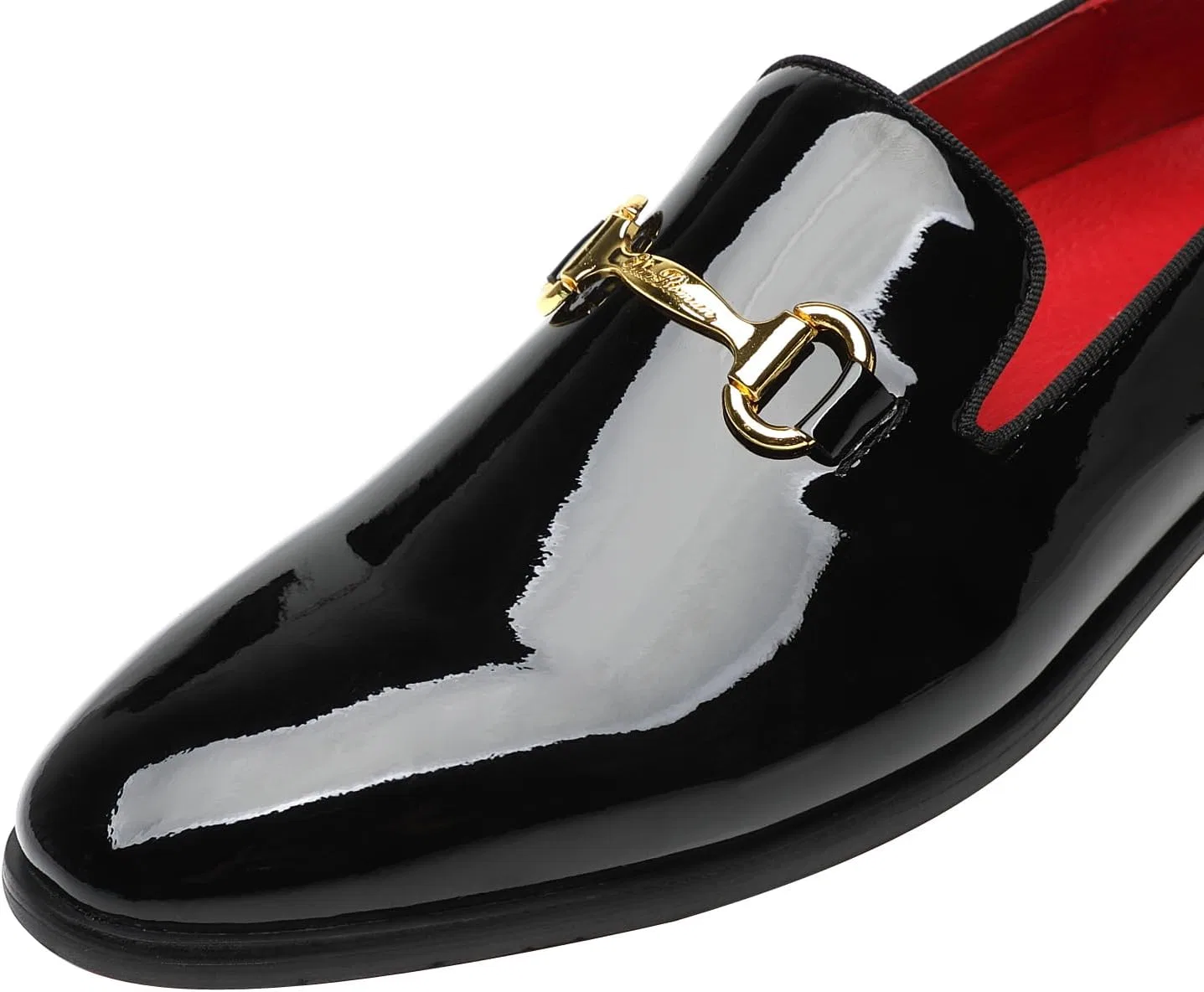 Туфли лоферы ELANROMAN Patent Leather, Buckle Black — фото 4